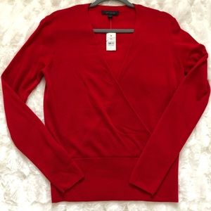 Ann Taylor Faux Wrap sweater
